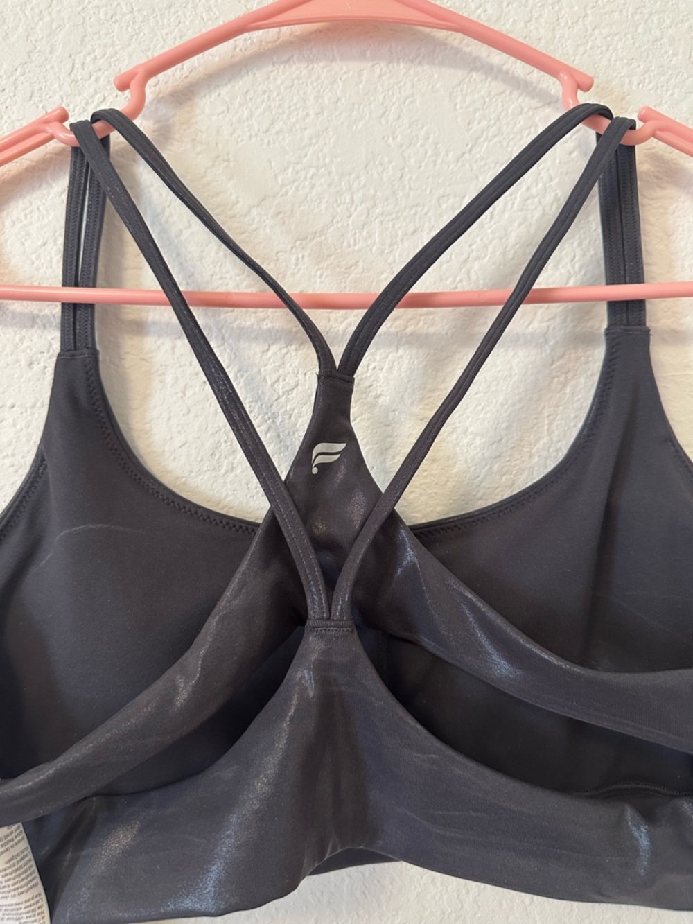 FABLETICS Black metallic sports  Bra